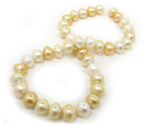 High Luster Golden South Sea Pearl Necklace