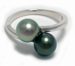 Tahitian Pearl Bypass  Ring
