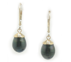 Drop Tahitian Pearl earrings