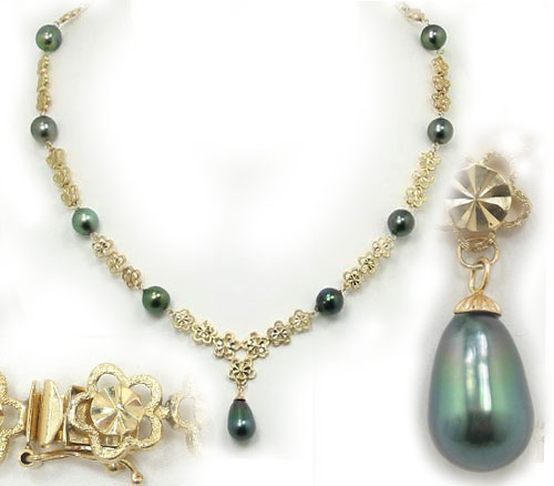 Drop Tahitian Pearl Necklace