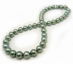 Peacock Tahitian Pearl Necklace