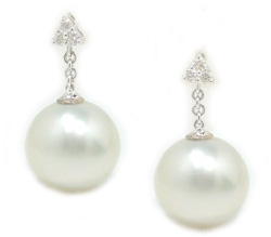 Dangle South Sea Pearl Earrings