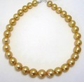Rich Golden South Sea Pearl Necklace