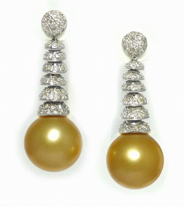 South sea pearl earrings on sale 15mm