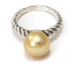 South Sea Gold Pearl Rings