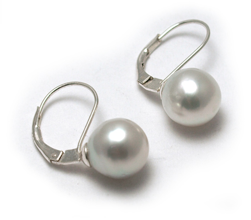 Lever back South Sea Pearl Earrings