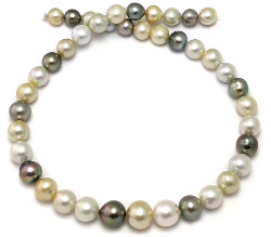 Pelosi South Sea Pearl and Tahitian Pearl Necklace