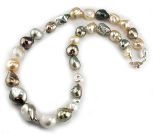 Drop Shaped Tahitian Pearl Necklace