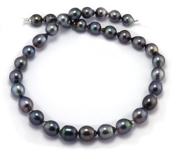 Blue Tahitian Pearl Necklace