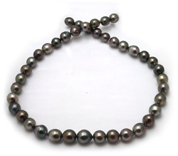 Dark Tahitian Pearl Necklace