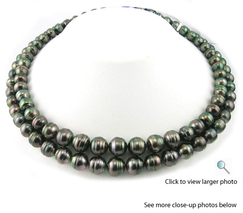 Double Strand Tahitian Pearl Necklace