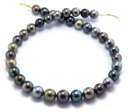Rainbow Tahitian Pearls Necklace