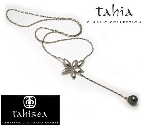 Tahizea Tahitian Pearl Lariat Necklace