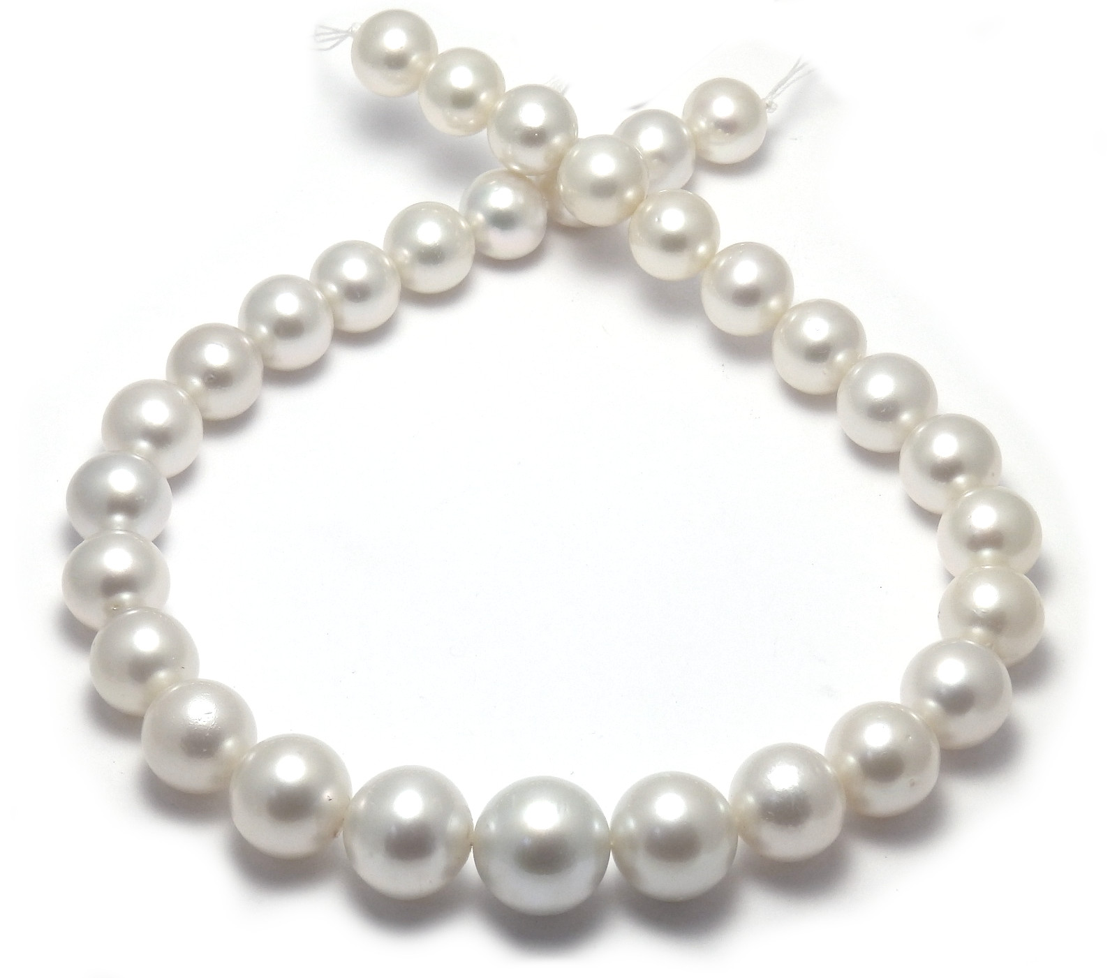 White South Sea Pearl Necklace with Round 17mm Pearl